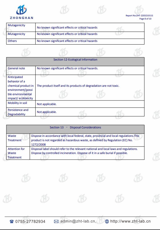 MSDS8